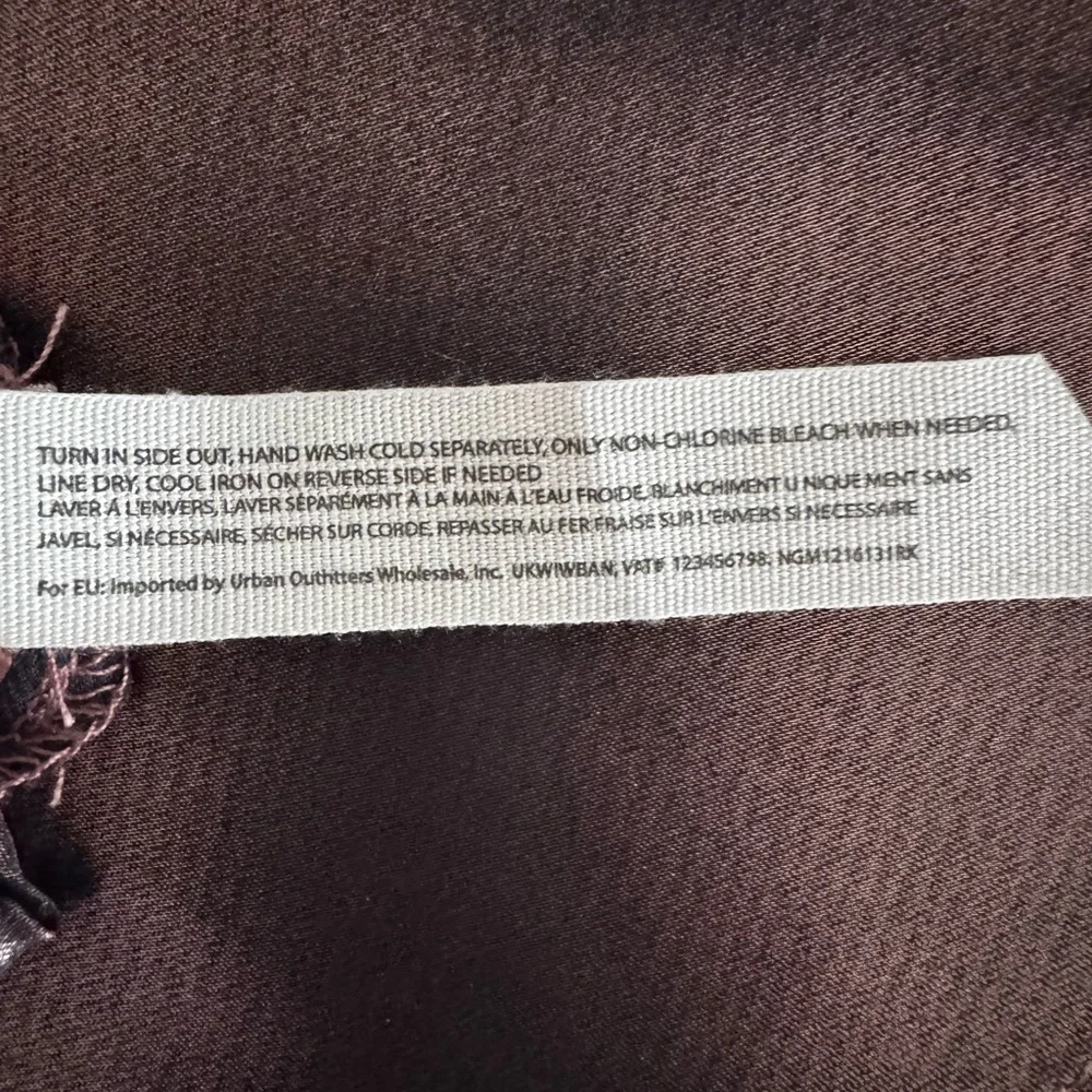 ✨ Free People Intimately Sunset Shimmer Midi Slip Dress | Size L - Picture 9 of 9